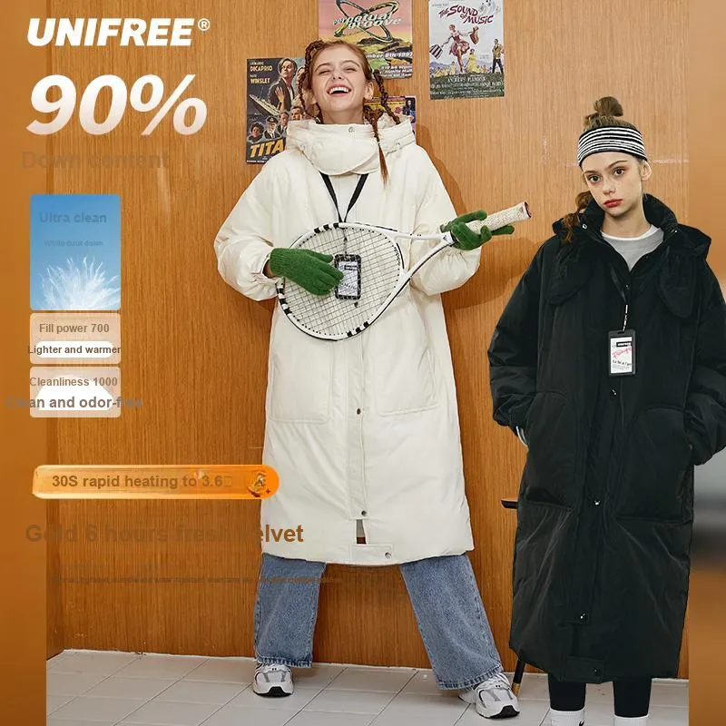 UNIFREE Down Jacket Women's Black-11