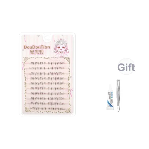 DOUDOUTIAN Клеящиеся ресницы для женщин