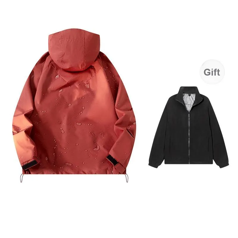 Lafetto Waterproof And Windproof Windbreaker Jacket Unisex-15