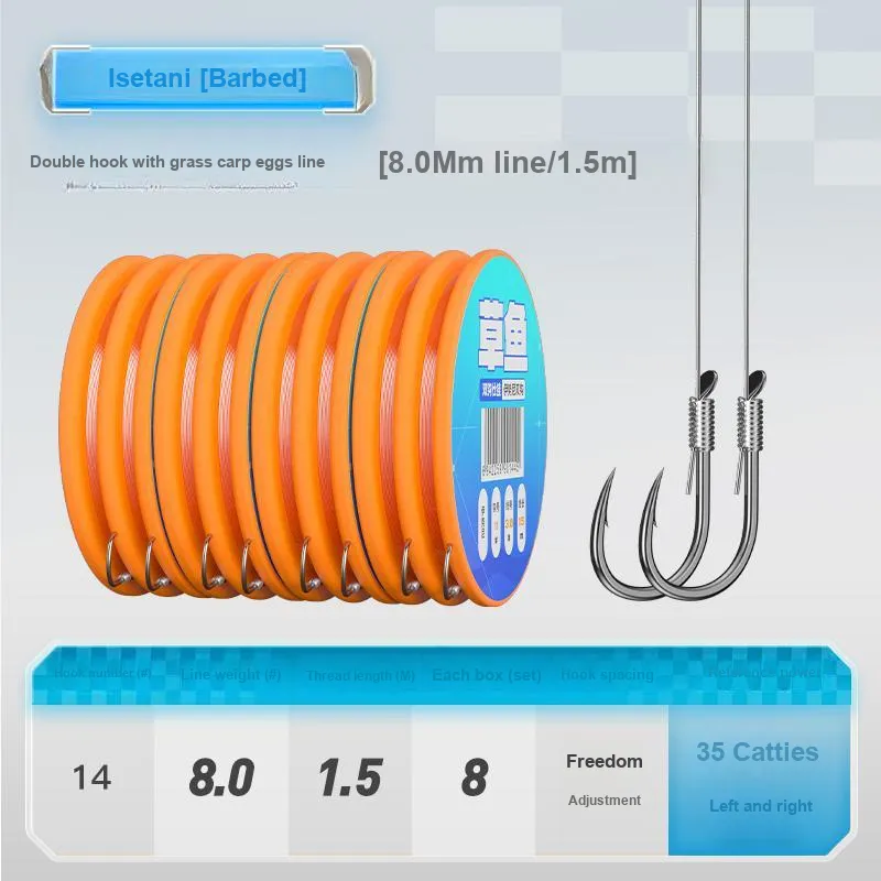 Jiadiaoni Fish Hook Barbed Hook-1