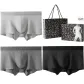 3-Pack Box Included (Dark Heather Gray+Black Heather Gray+Medium Heather Gray) 100% cotton Breathable/Mulberry Silk Care/3A Antibacterial