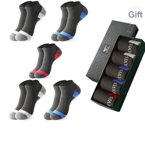 SEPTWOLVES Низкие носки для мужчин 5 пар набор в подарочной коробке