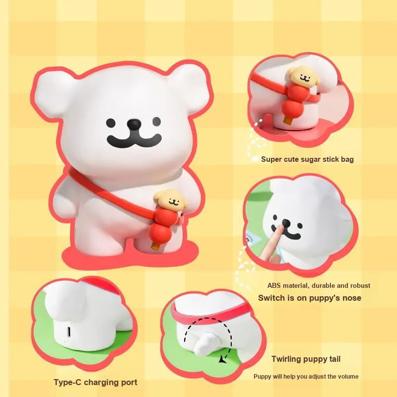 YANCANG x Line Puppies Speaker Creative Desktop Ornament Practical Creative Accessory-9
