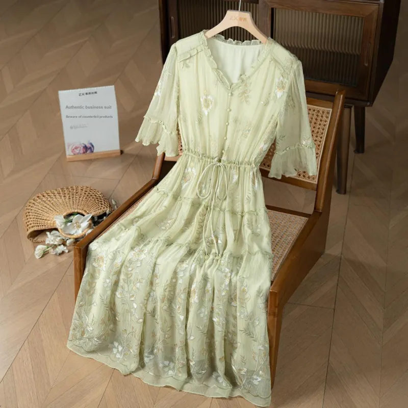 To The West Short Sleeved Dress Women's-8