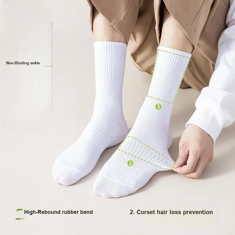 MIIOW Knee High Socks Unisex 5 Pack-3