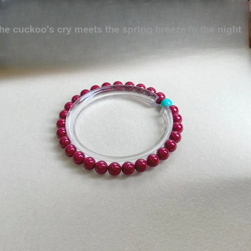 ZKY Cinnabar Jade Bracelets Unisex-4