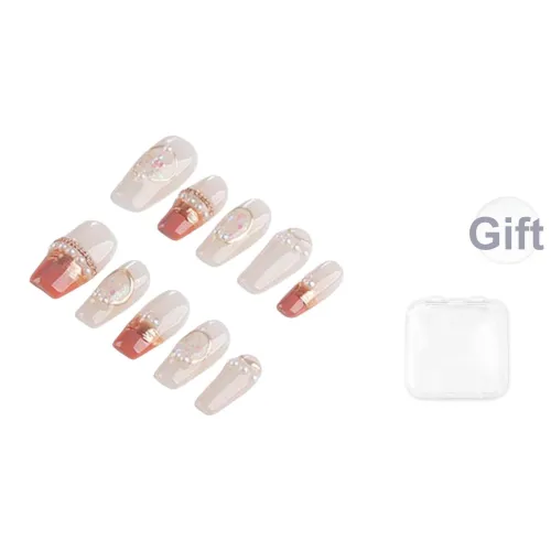 Song Biography Французский Мягкий Модный Осветляющий False Nail Короткий LADDER 20 мм