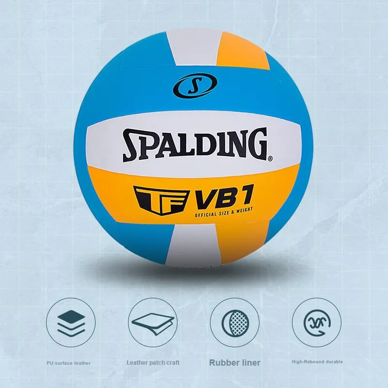 SPALDING TF Collection PU Size 5 Volleyball Unisex Blue-1