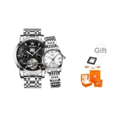 Natural Black Dial+Natural White Dial Couple Watches