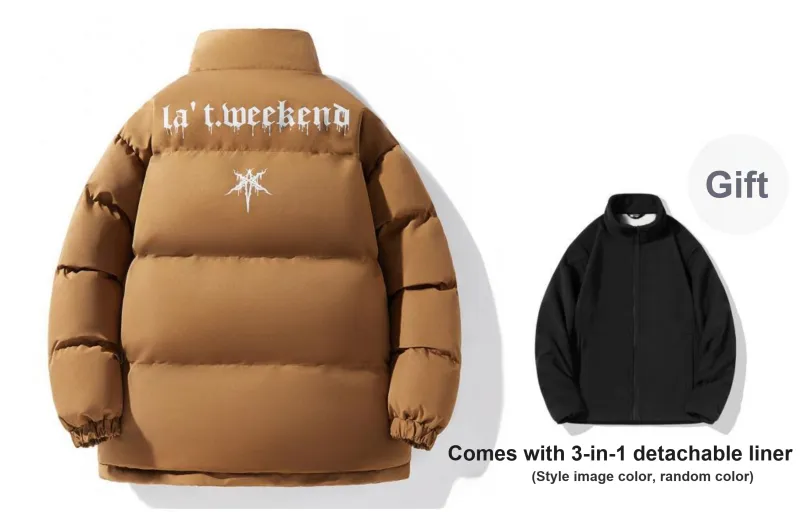 LA'T.WEEKEND Puffer Jacket Unisex-57