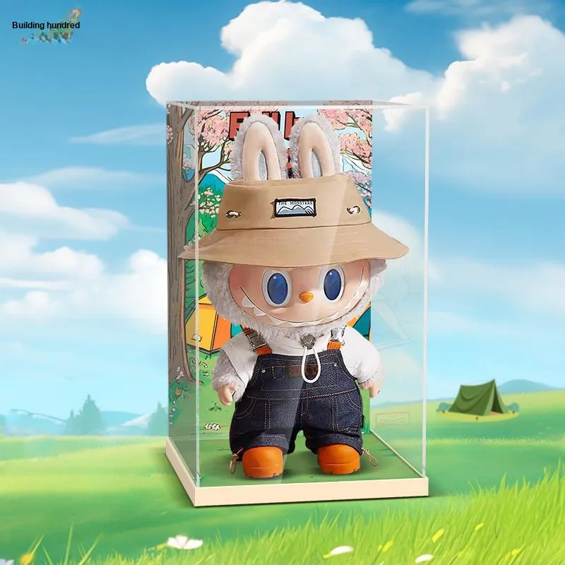 LIGHT YOUR BRICKS Compatibility Bubbles Matlabubu And ZIMOMO Vinyl Doll Display Case Model Accessories-19