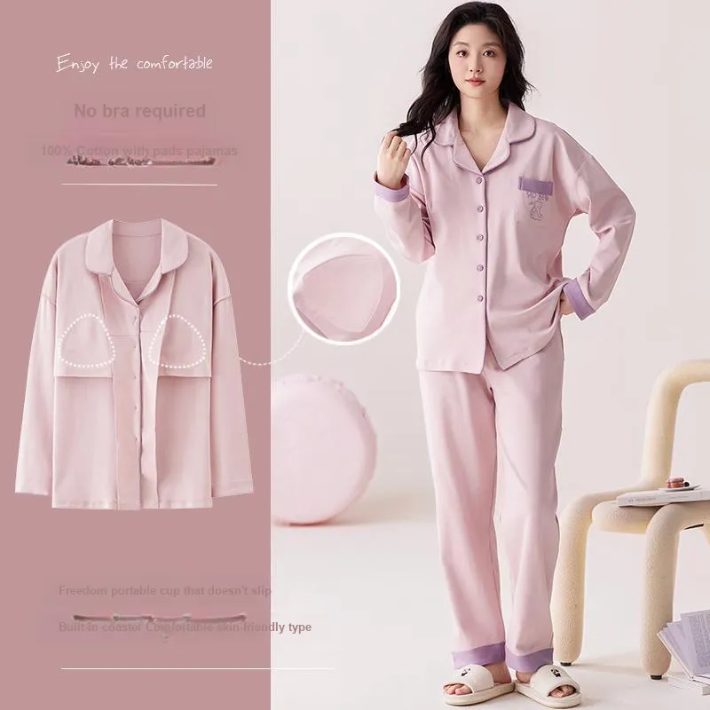 Pretty Lady Pajama Set Women's Taro Purple-1