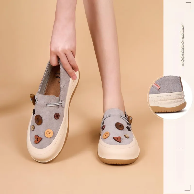 Joy&Mario Loafers Women's Camel/Black/Gray-22