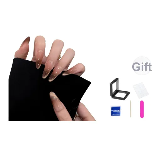 XNTX Nail Патч False Nail Овал Cool Color Series Nude Coquette