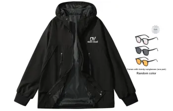 DEVA STATES Jackets Unisex Black Includes Sunglasses