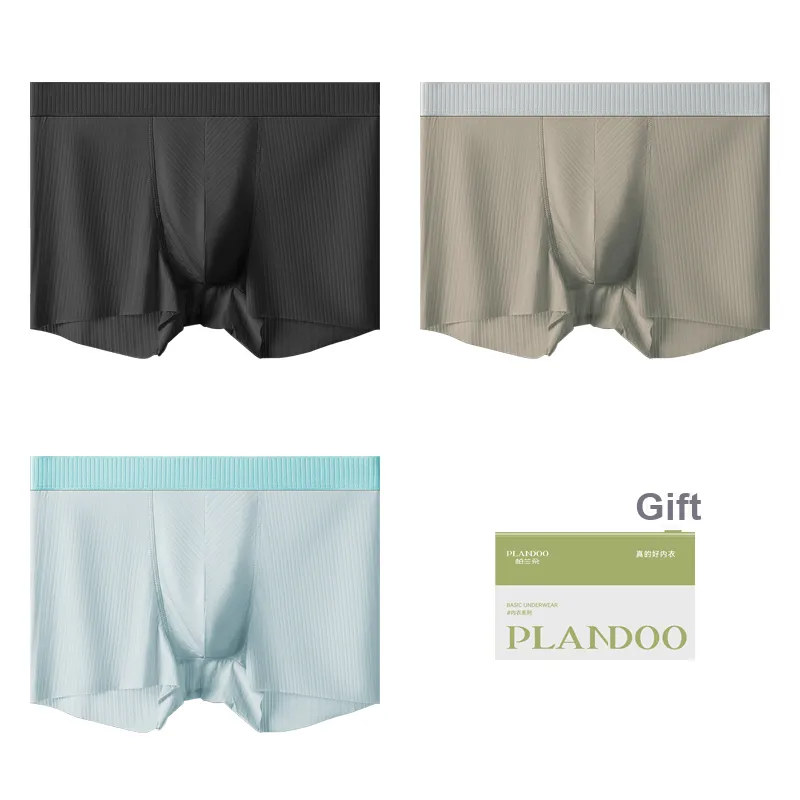 PLANDOO Underpants Men's Shopping Bag 3 Pack-4