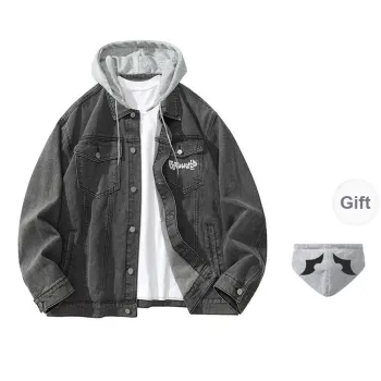 BRUMAIRE Denim Jacket Unisex Dark Gray