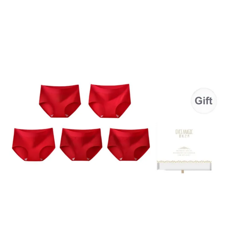 XIA.WA.ZHI.XIU Underpants Women's Shopping Bag 5 Pack-18