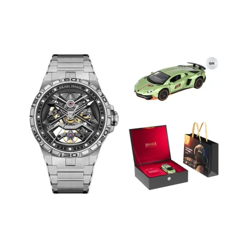 BEXEI The Wandering Earth Collaboration Механический механизм ремешок из нержавеющей стали часы мужские циферблат с черепом