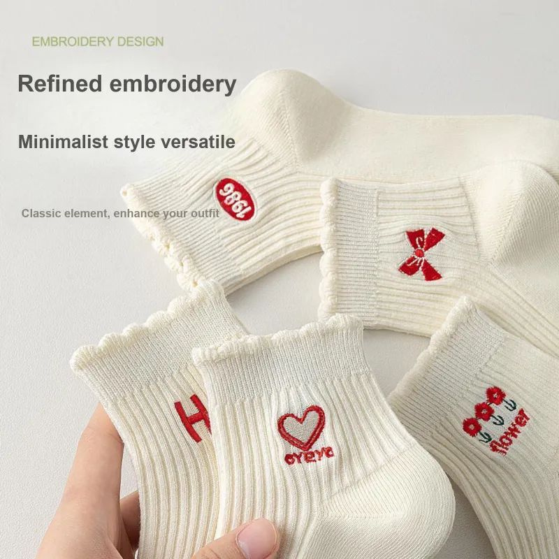 XXLLG Ankle Socks Women's 4 Pack-3