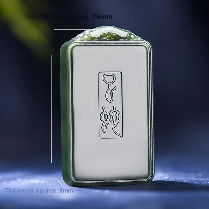 KUNYUYAO Hetian Jade Pendants Green Jade Unisex-27