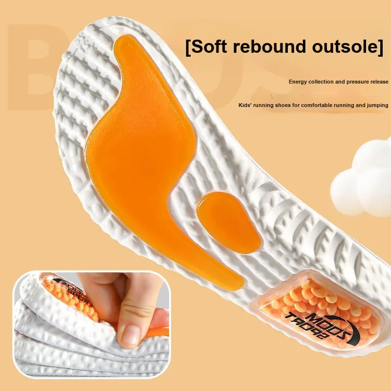 Footprint Tribe Antibacterial Mesh+PU+ETPU+Gel Insoles Kids'-3