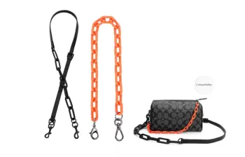 Lan Bao Fan Alloy Bag Accessories Unisex Black
