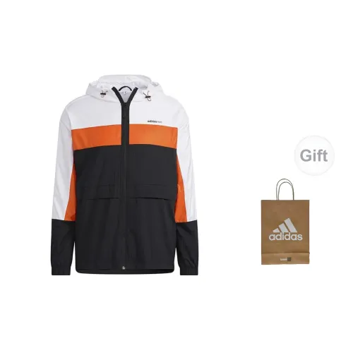 Adidas NEO Jackets Men Orange Jacket+Gift Bag