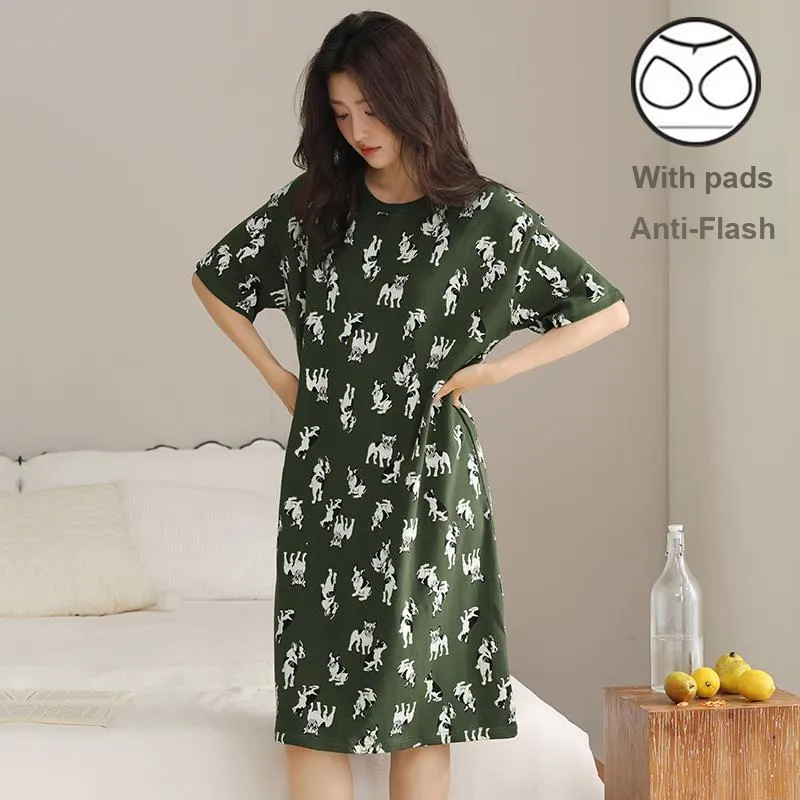 GOSO Nightgown Women's Army Green-1