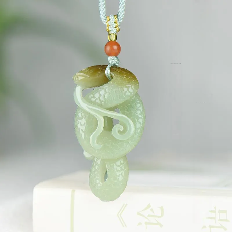 KUNYUYAO Hetian Jade Pendants White Jade Unisex-50