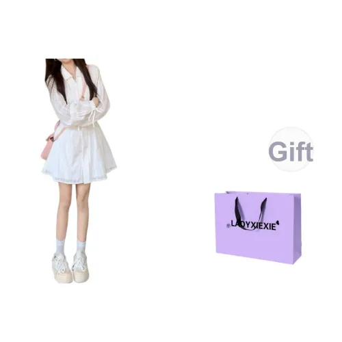 LADYXIEXIE Длинное платье с длинными рукавами женское