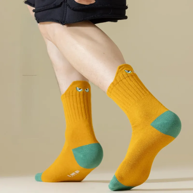 MIIOW Mid Calf Socks Unisex 5 Pack-5