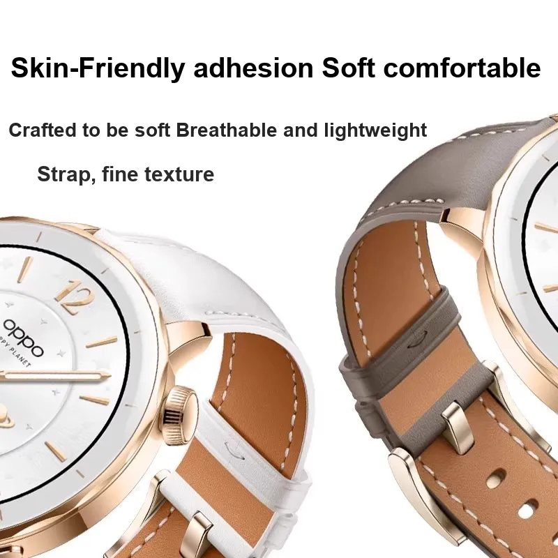 Miss Wrist Watch Band OPPO Compatibility 135 2100mm Genuine Leather Material-4