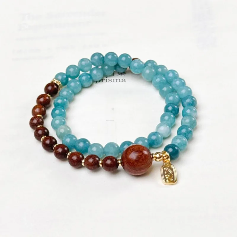 ZKY Chalcedony Jade Bracelets Unisex-2