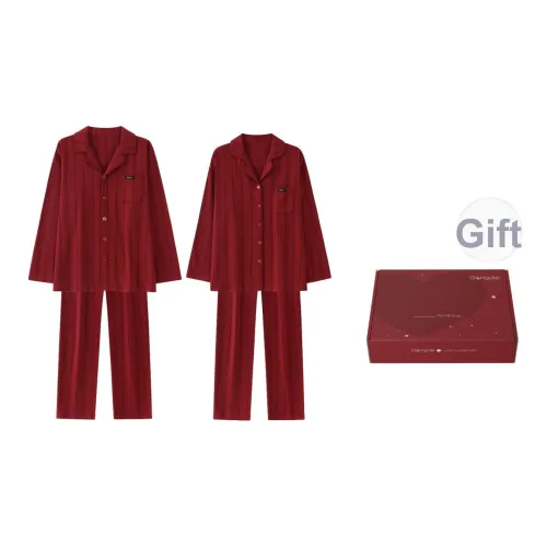 Gongdie Длинный рукав Мужской + Женский Моделирование Унисекс Подарочные наборы пижам