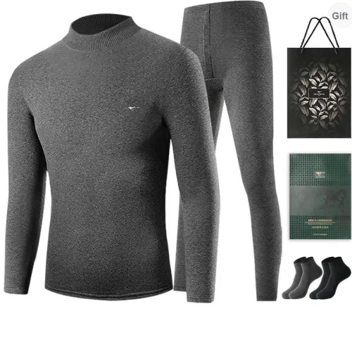 SEPTWOLVES Thermal Set Men's Gift Box Set+Shopping Bag