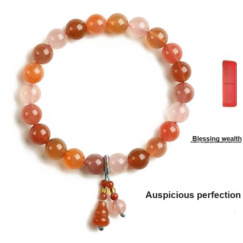 Phoenisess Southern Red Agate Fine Jade Bracelets Unisex-1