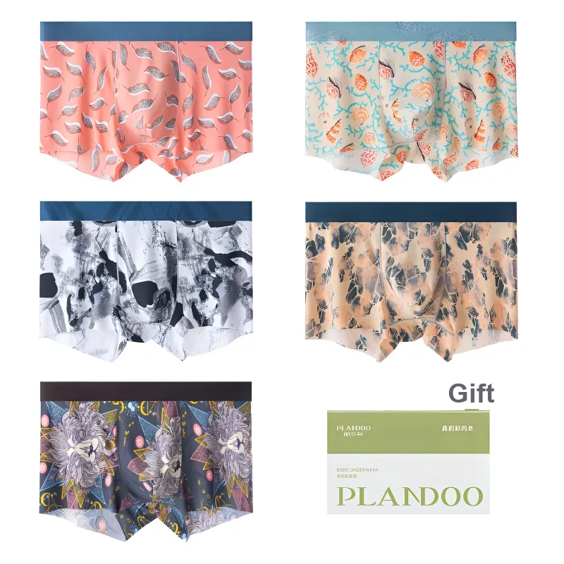PLANDOO Underpants Men's 5 Pack-20
