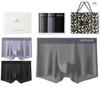 SEPTWOLVES Underpants Men's Gift Box Set+Shopping Bag