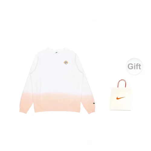 Nike Sweatshirts Men White Sweatshirts+Gift Bag