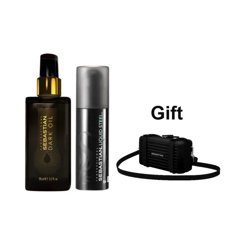 SEBASTIAN Cool Черный с Ярким Светящимся Шампунь и Кондиционер Наборы Увлажняющий Контроль Пушистости Сглаживающий 95мл+45мл