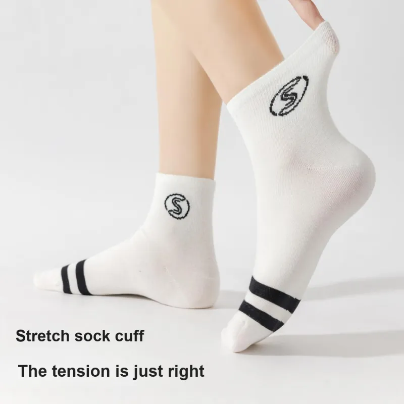 Shuya Mid Calf Socks Women's 4 Pack-2