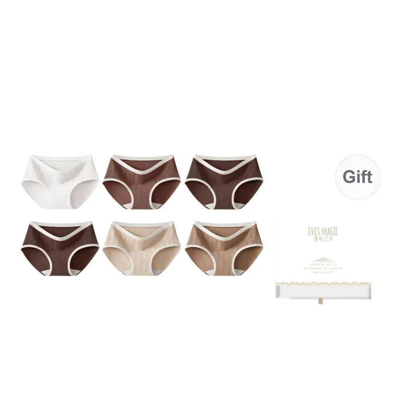 XIA.WA.ZHI.XIU Underpants Women's Shopping Bag 6 Pack-24