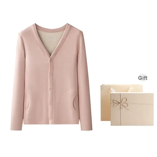 ROBINHOOD Thermal Tops Women's Gift Box Set Dark Pink