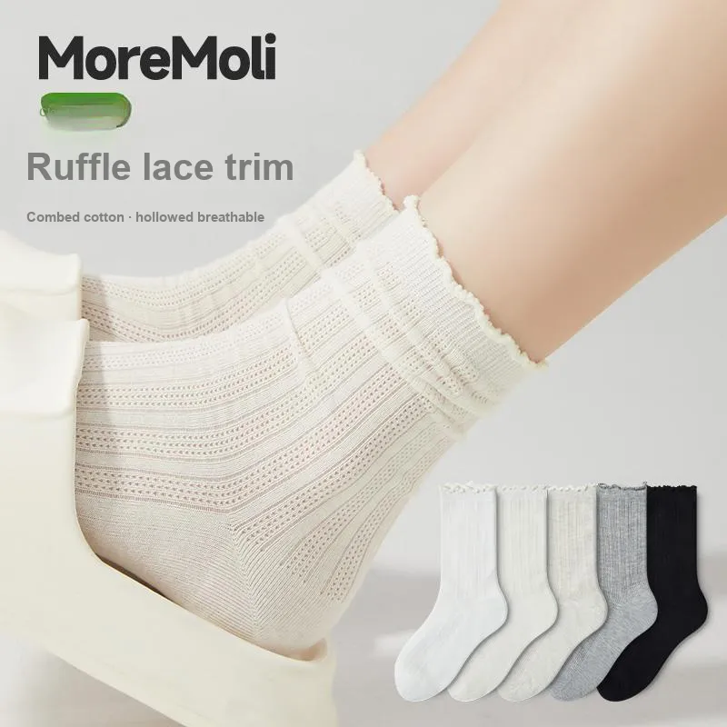Moremoli Mid-Calf Socks Women's 3 Pack-7