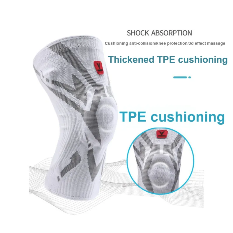 VEIDOORN Running Basketball Cycling Skiing Soccer Unisex Silicone Knee Pads-2