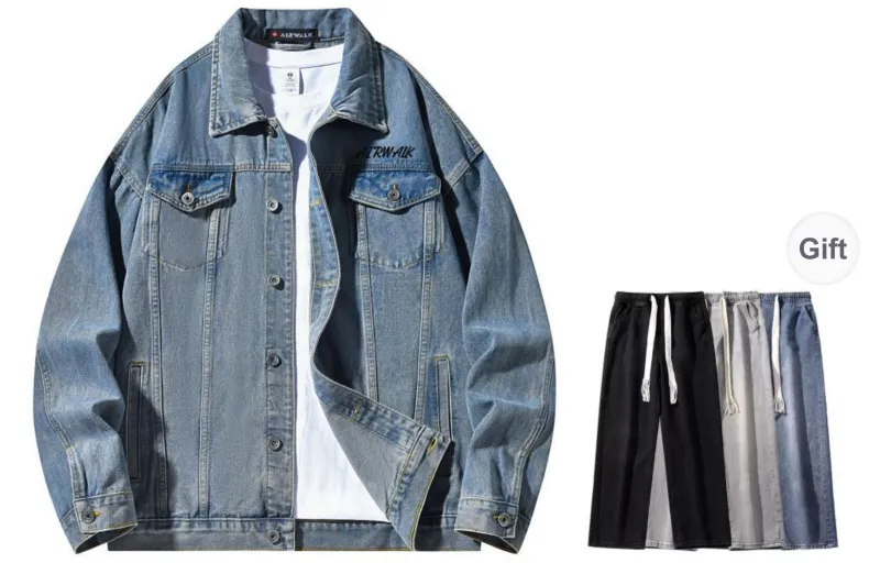 Airwalk Denim Jackets Unisex-23