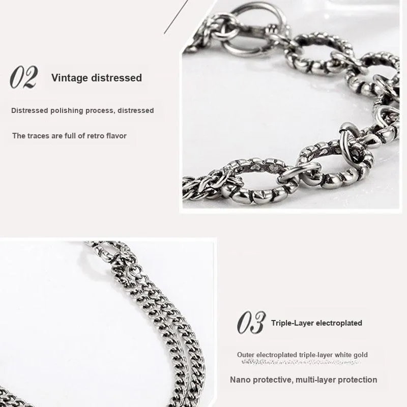 KOOGIS Titanium Steel Bracelets Unisex-5