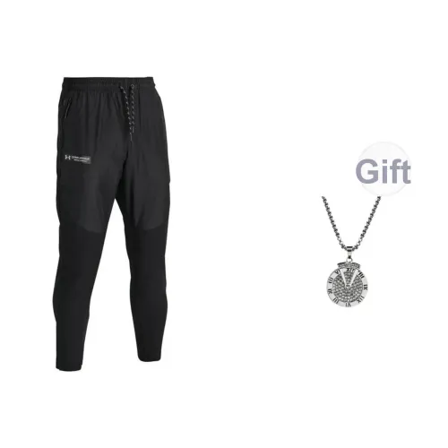Under Armour RUSH Повседневные брюки Мужские Черные с ожерельем