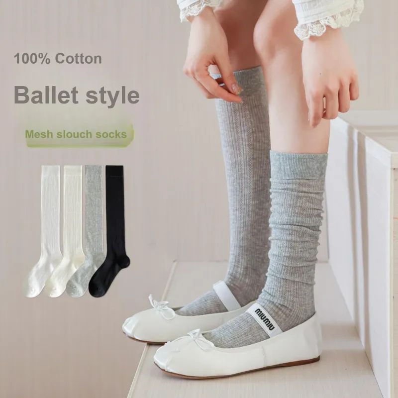 XXLLG Knee High Socks Women's 3 Pack-7
